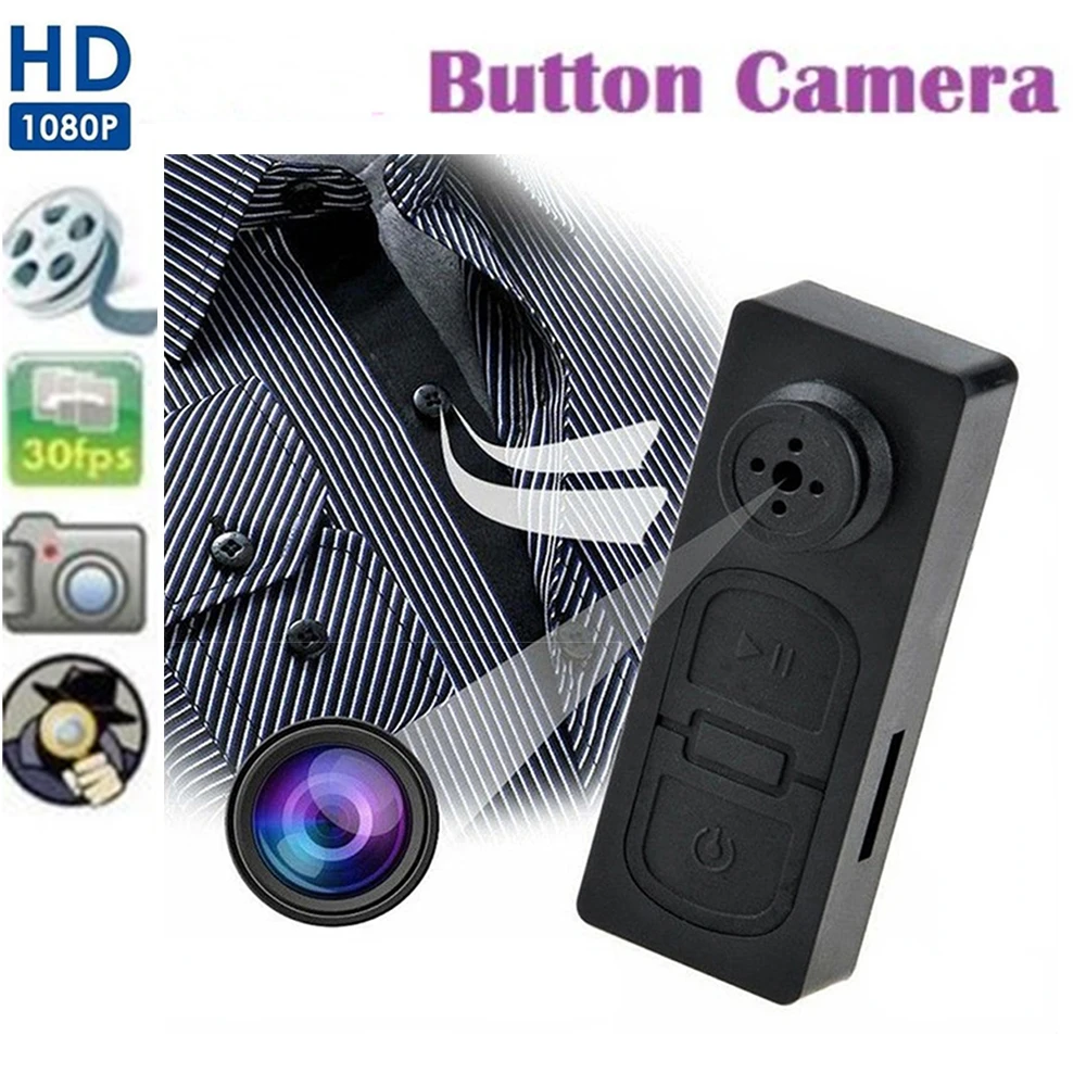 

HD Video Camera Wireless Button Camera Shirt Button Camcorder Loop Recording Secret Invisible Video Recorde Suport Hidden tfcard