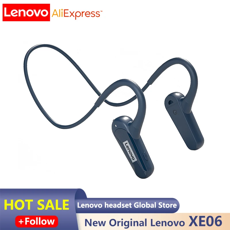 

Lenovo XE06 TWS Wireless Headphones Noise Canceling Sports Waterproof Headset 9D Stereo Bluetooth Earphones Earbuds With Mic