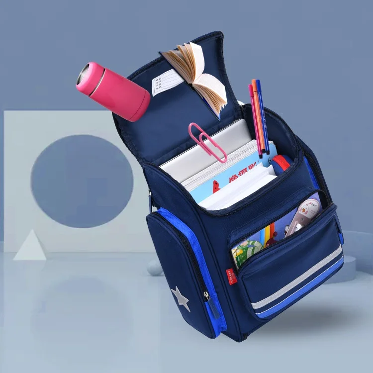 High-capacity British Style Noble Primary Children Backpacks for Students New Girl Boy Fashion Waterproof Schoolbags All-match