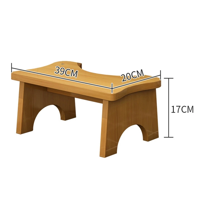 Домашняя ступенька для ног из стабильного бамбука для туалета, дома и детей, качественное сидение.