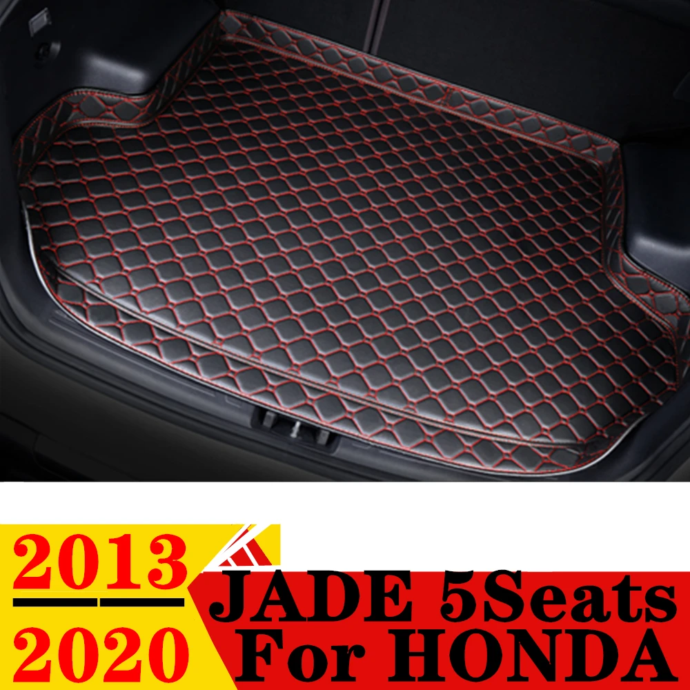 

Car Trunk Mat For Honda JADE 5Seats 2013-2020 High Side Waterproof Rear Cargo Cover Carpet Pad AUTO Tail Accessories Boot Liner