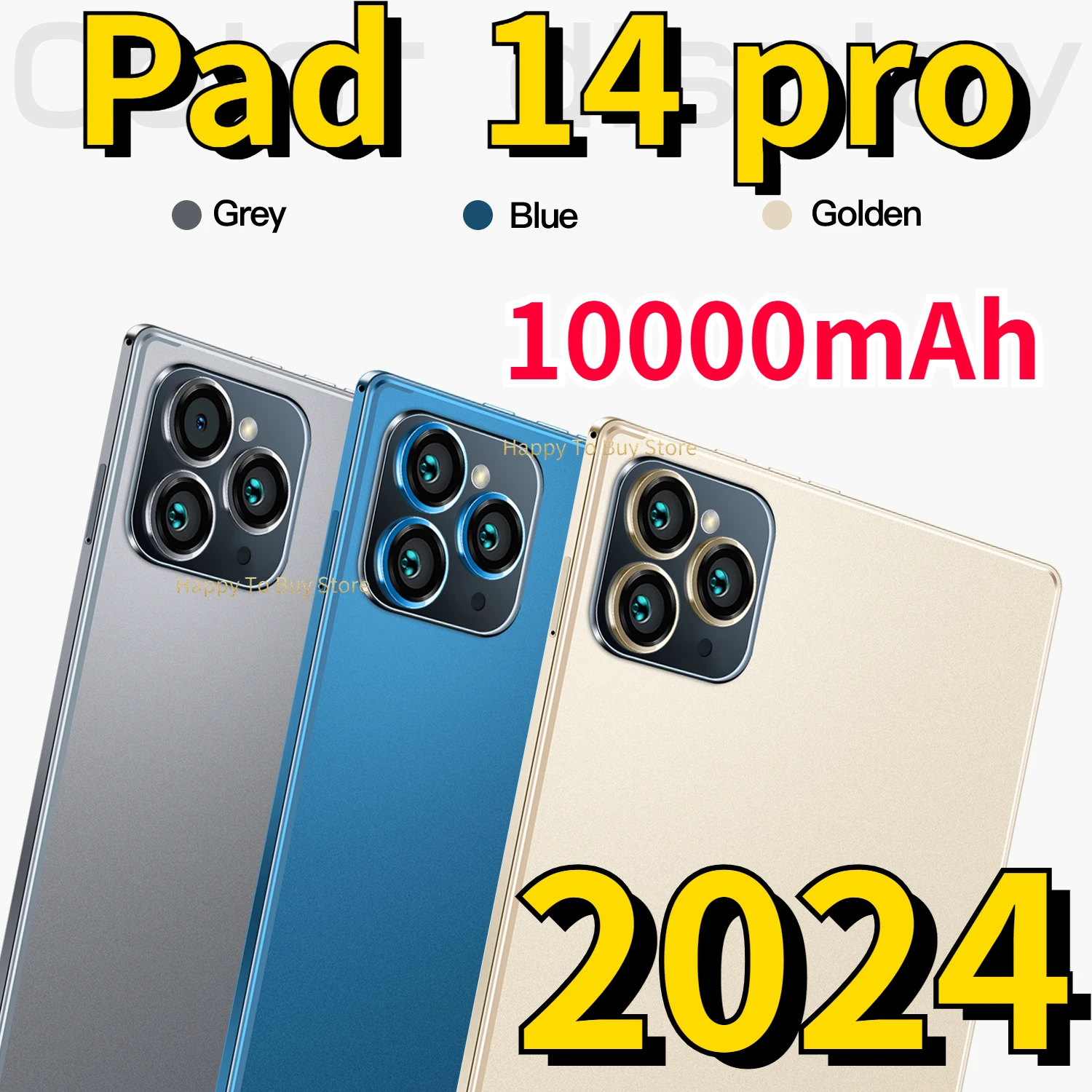 

Планшет Android Pad 14 Pro, 16 ГБ, 512 ГБ, 10,1 дюйма