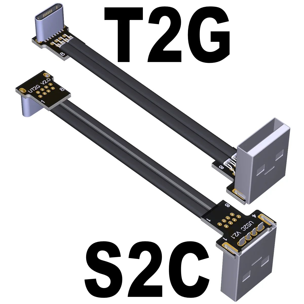 USB Type-C Угловой кабель для зарядки и передачи данных с экранированием поддержки