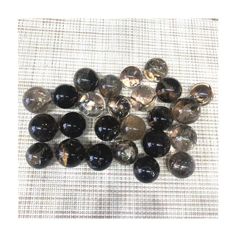 

Natural Rainbow Smoky Quartz Mini Ball Crystal Healing Stones For Decoration
