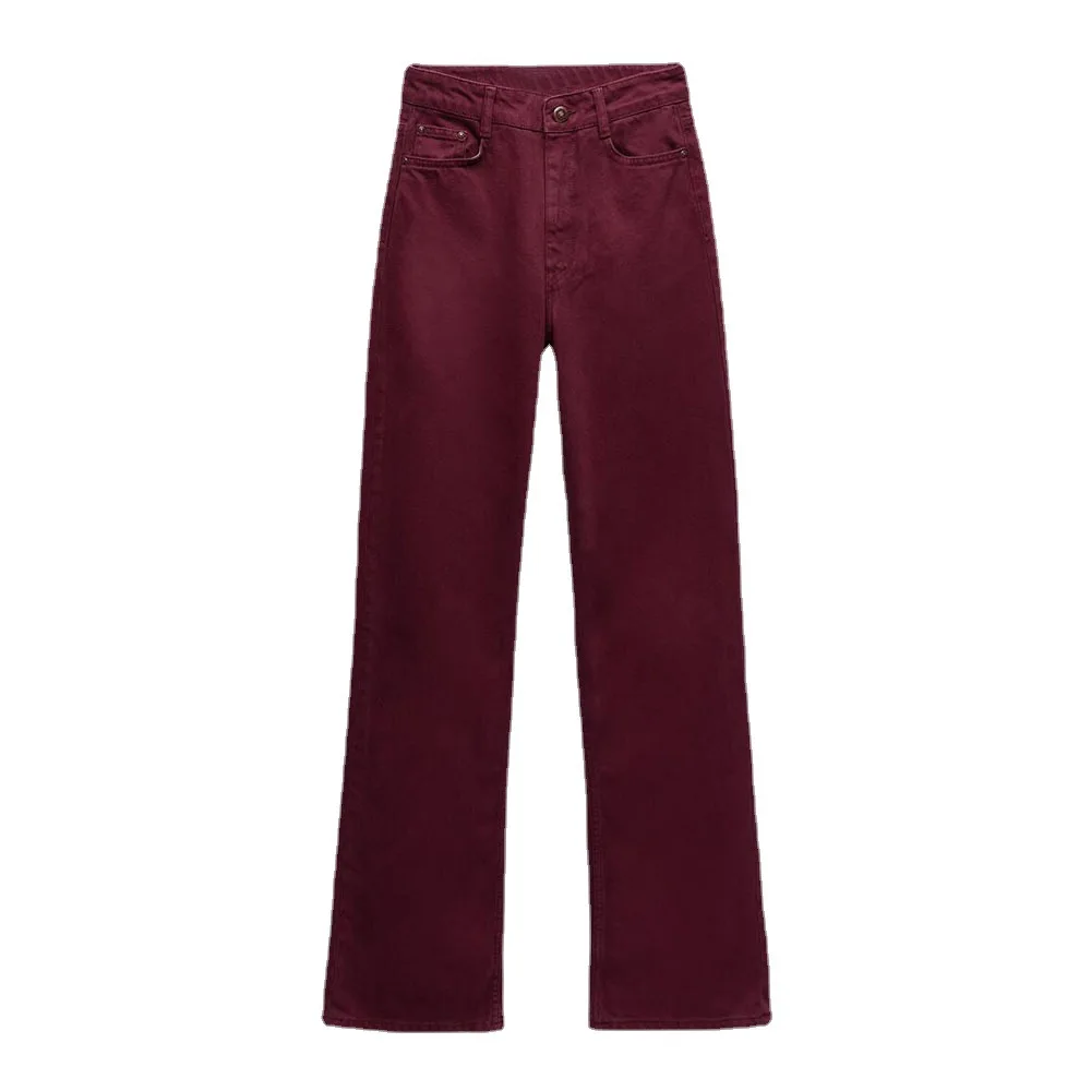 

2022 Spring Pants Ur HM new high waist straight pants loose Wide Leg Jeans women pants