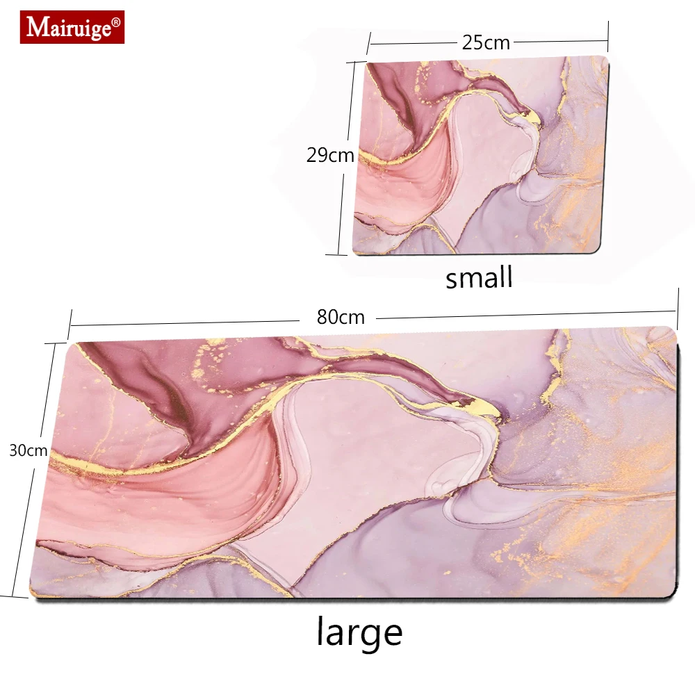 

Pink Marble Mousepad Computer Gamer Mouse Pad 40X90 Gaming Accessories Desk Mat Keyboard Desk Mats Desk Pad Art Tapis De Souris