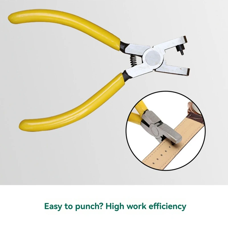 5-дюймовый кожаный ремень дырокол плоскогубцы мини-ремешок для часов
