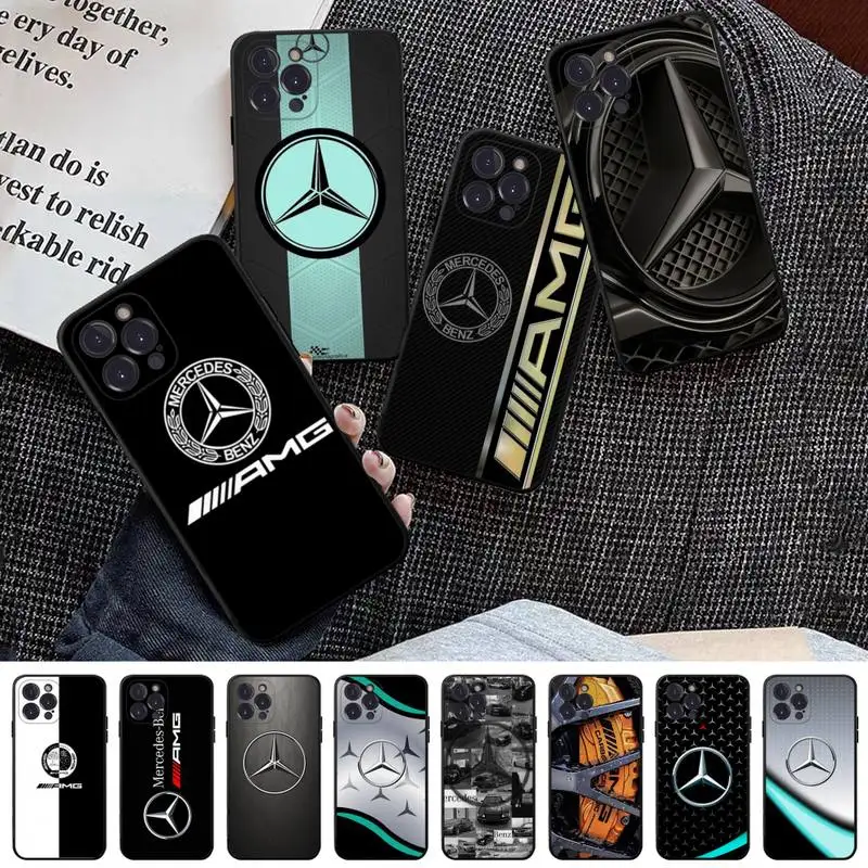 

Sport-Car M-Mercedes-AMGes Phone Case for iphone 14 13 12 11 Pro Mini Xs Max 8 7 6 Plus X XR Se 2020 Soft Silicone Cover