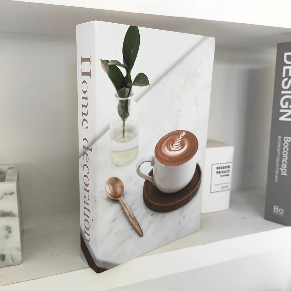 Фальшивые книги Ins Fashion для украшения дома, декорирования кофейного стола, имитации моделей и отделки номеров в отелях.