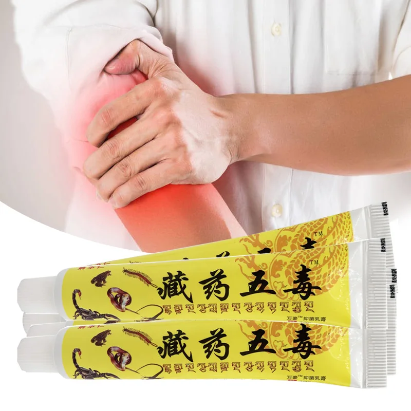 

5Pcs Scorpion Back Joint Pain Relief Ointment Treatment Arthritis Rheumatoid Knee Analgesic Cream Chinese Herbal Medical