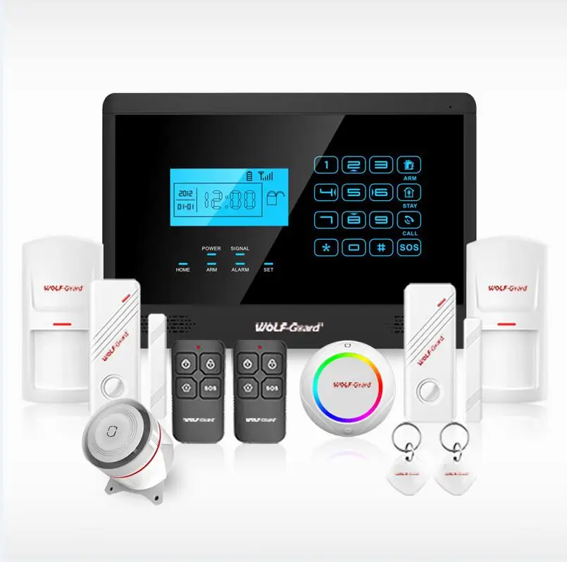 Tuya 4G  WIFI   control panel  Smart home security system  with Alexa ,google assistant IFTTT