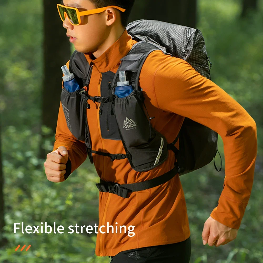 Мужская ветрозащитная спортивная куртка AONIJIE FM5206 с воротником-стойкой