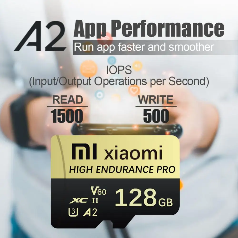 Высокоскоростная карта памяти Xiaomi C10 U3 1 ТБ V30 Micro TF SD 128 ГБ 256 флэш-карта для камеры