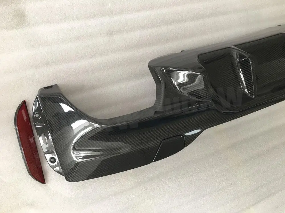 Для 5 серии диффузор губа на задний бампер спойлер для BMW G30 G38 M TECH Sport 2017-2023 ABS