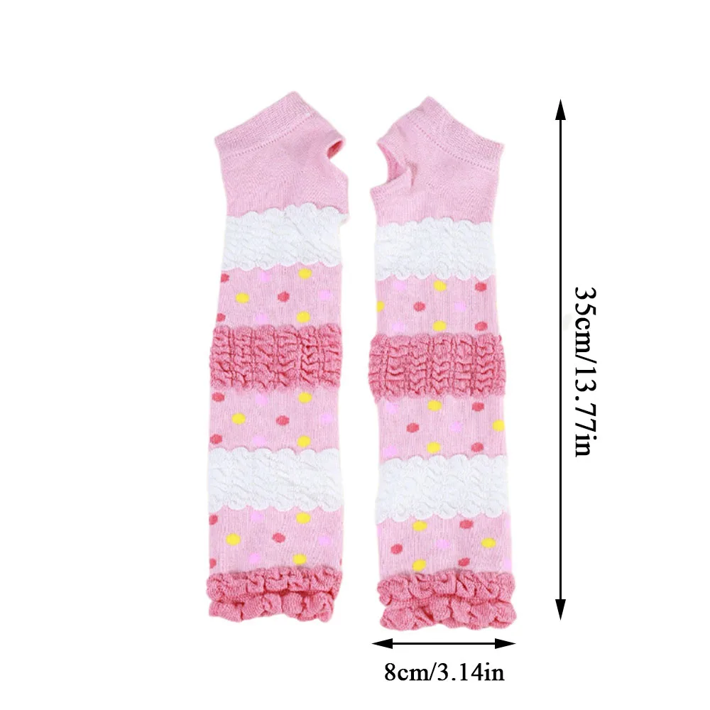 Y2K Горячие рукава для девочек женские розовые милые рукава-пузырьки облачные