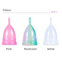 sl colorful women cup medical grade silicone menstrual cup feminine hygiene menstrual lady cup health care period cup new