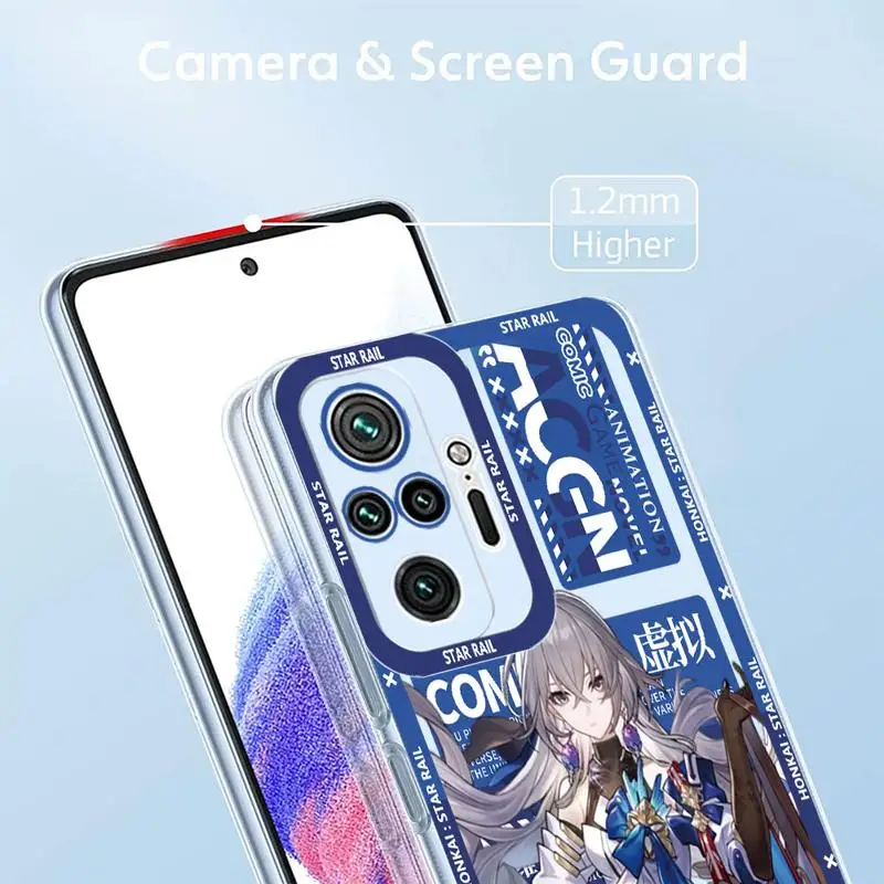 Чехол для телефона Xiaomi Redmi Note 10S 11 12 Pro 12S 13 8 9S 10 11S 11Pro противоударный чехол из ТПУ funda