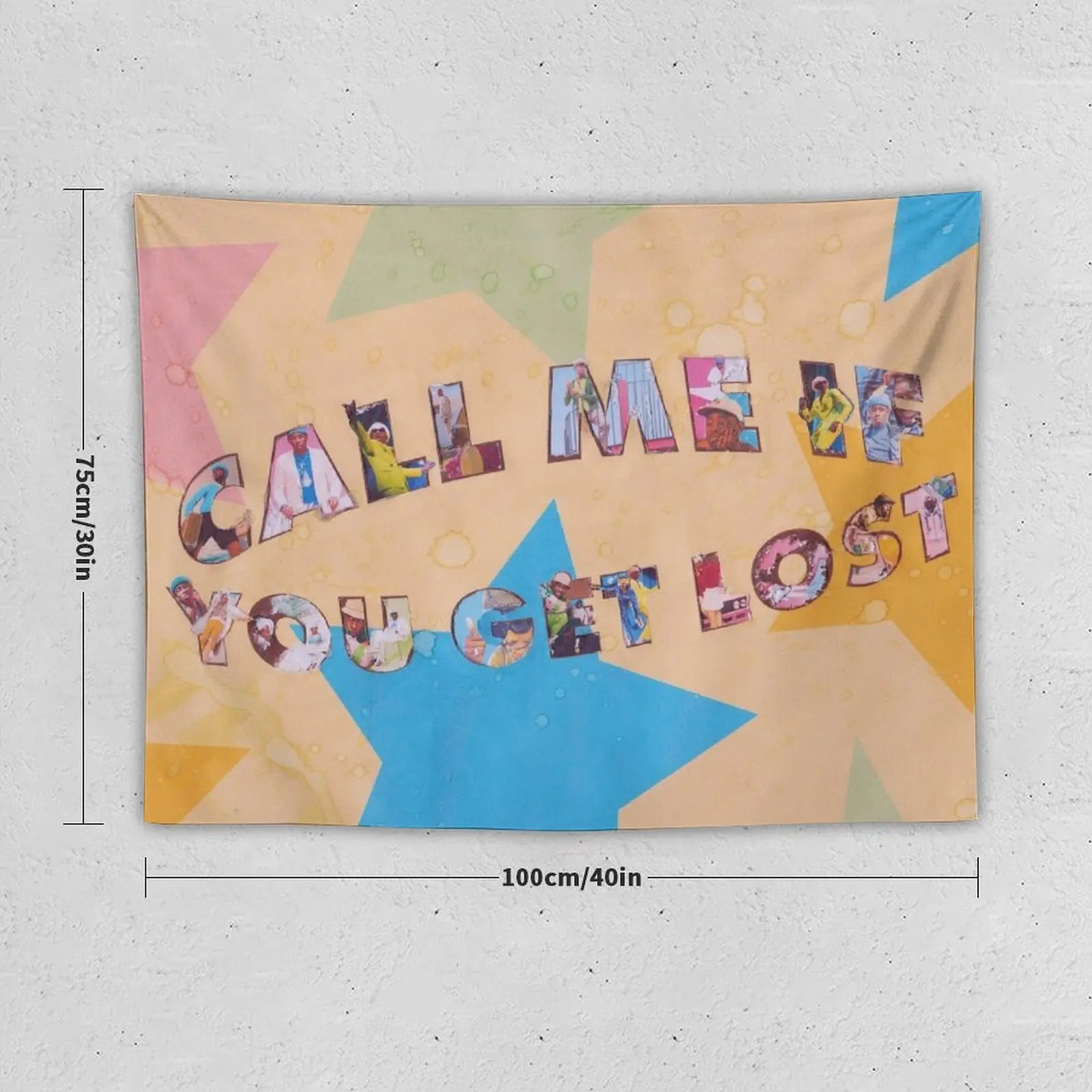 Tyler Call Me If You Get Lost Гобелен на заказ Настенный ковер Милый декор комнаты Подвесной