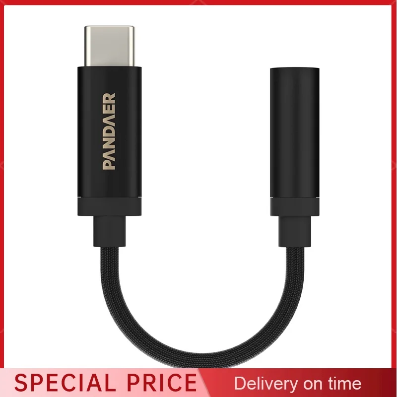 ЦАП-усилитель для наушников MEIZU PANDAER, переходник с TYPE C на 3,5 мм, Портативный Hi-Fi-усилитель для наушников с низкой задержкой, Hi-Res