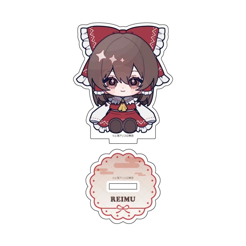 Фото Акриловая фигурка-подставка Touhou Project: Рейму Хакурей, Мариса Кирисаме, аниме-персонажи, косплей-реквизит, декор, мультяшный брелок №2