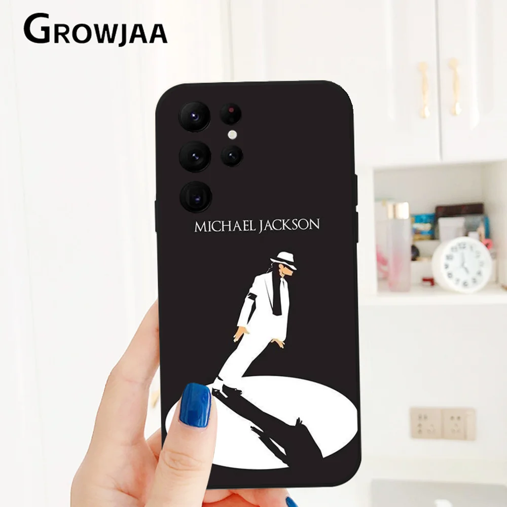 Michael Jackson Legendary Singer Phone Case for Samsung Galaxy S24 Ultra S22 S23 S21 S20 5G Protective Silicone TPU Funda