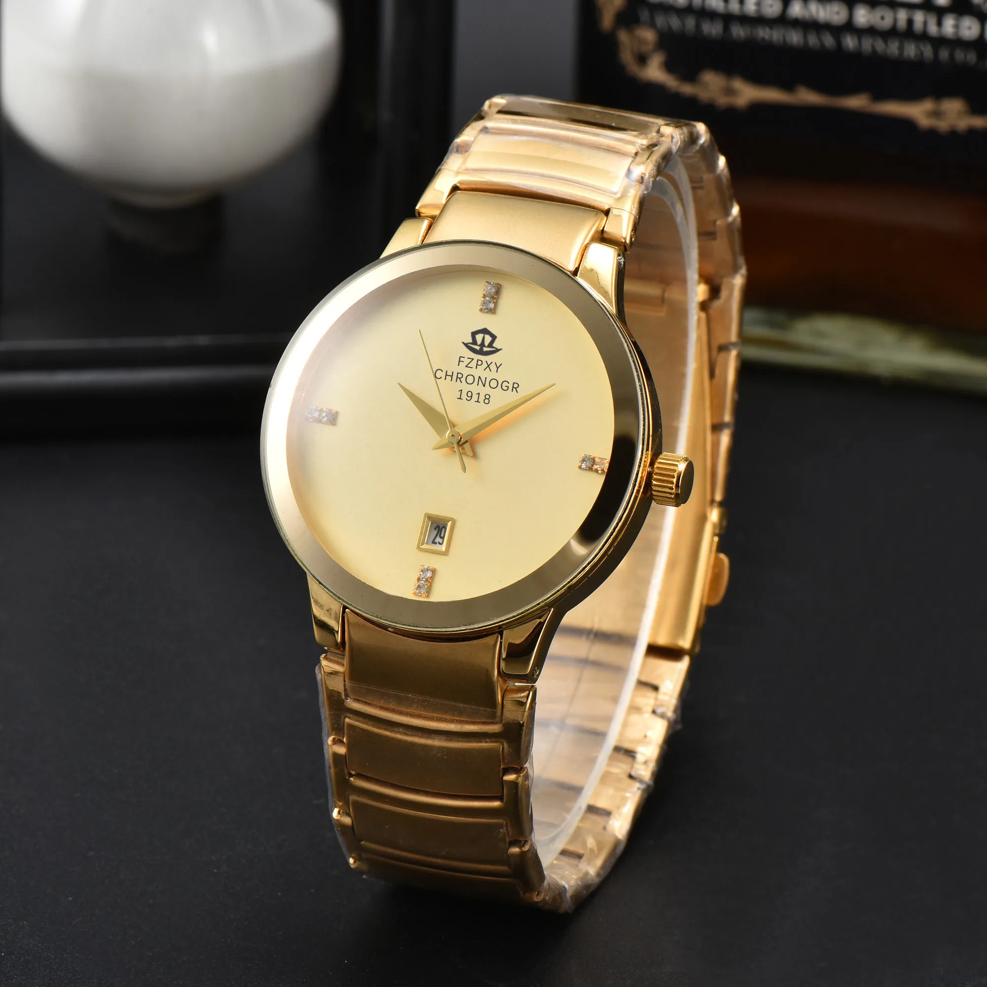 

RDV01 Brand Watches quartz Mens Fashion Classic Multifunction Sports WristWatch Business Automatic Date Chronograph AAA Clocks
