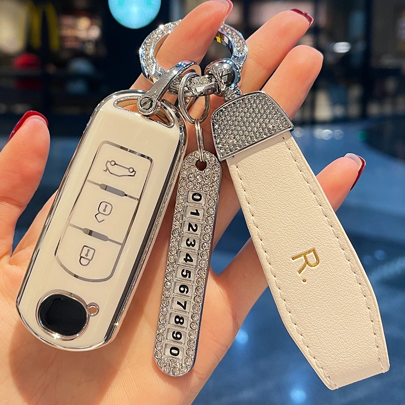 

Кожаный ремешок No. Plate Чехол для автомобильного ключа для Mazda 2 3 6 Atenza Axela Demio CX-5 CX5 CX-3 CX7 CX-9 2015 2016 2017 2018 2019