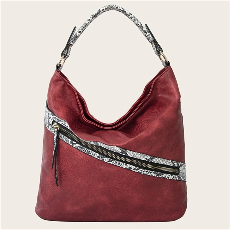 

Fashion Women's Oil Wax Leather Handbags Luxury Designer Lady Shoulder Bags Female Purse And Messenger Bag Large Tote Sac Bols