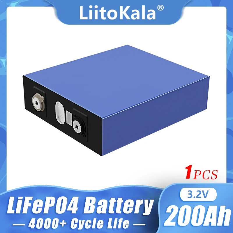 

Аккумулятор LiitoKala Lifepo4, литий-железо-фосфатные элементы, 3,2 в, а/ч, для самостоятельной сборки, 12 В, 24 В, 48 В, RV-катер, стандартная система солнеч...
