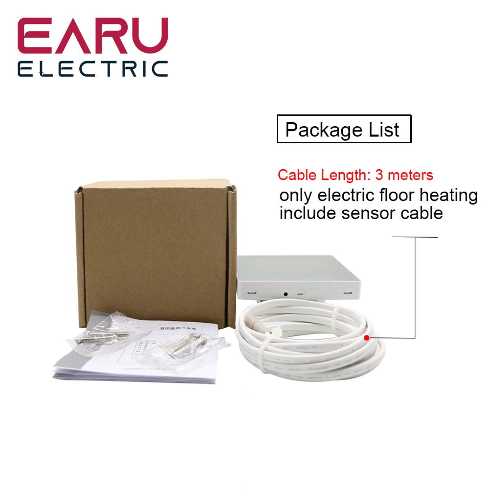 Смарт-термостат Tuya с Wi-Fi и пультом ДУ (art.: 3920bec041256) - 3920bec041256