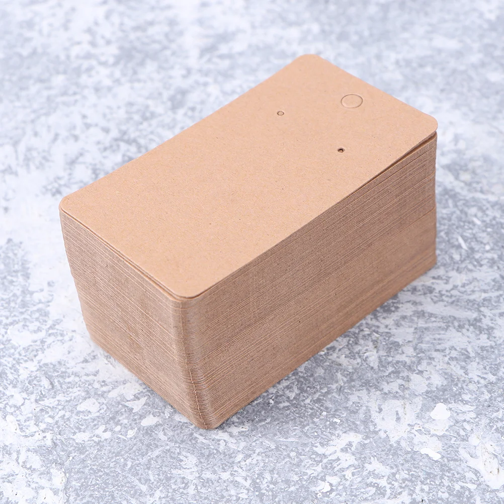 200 шт. подставки для сережек креативные бирки карты-гвоздики джемпер