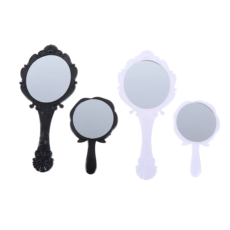 

Классическое зеркало в розовом стиле CX73, портативное винтажное мини косметическое зеркало для макияжа, ручное овальное круглое зеркало MirrorBeauty, инструмент для макияжа