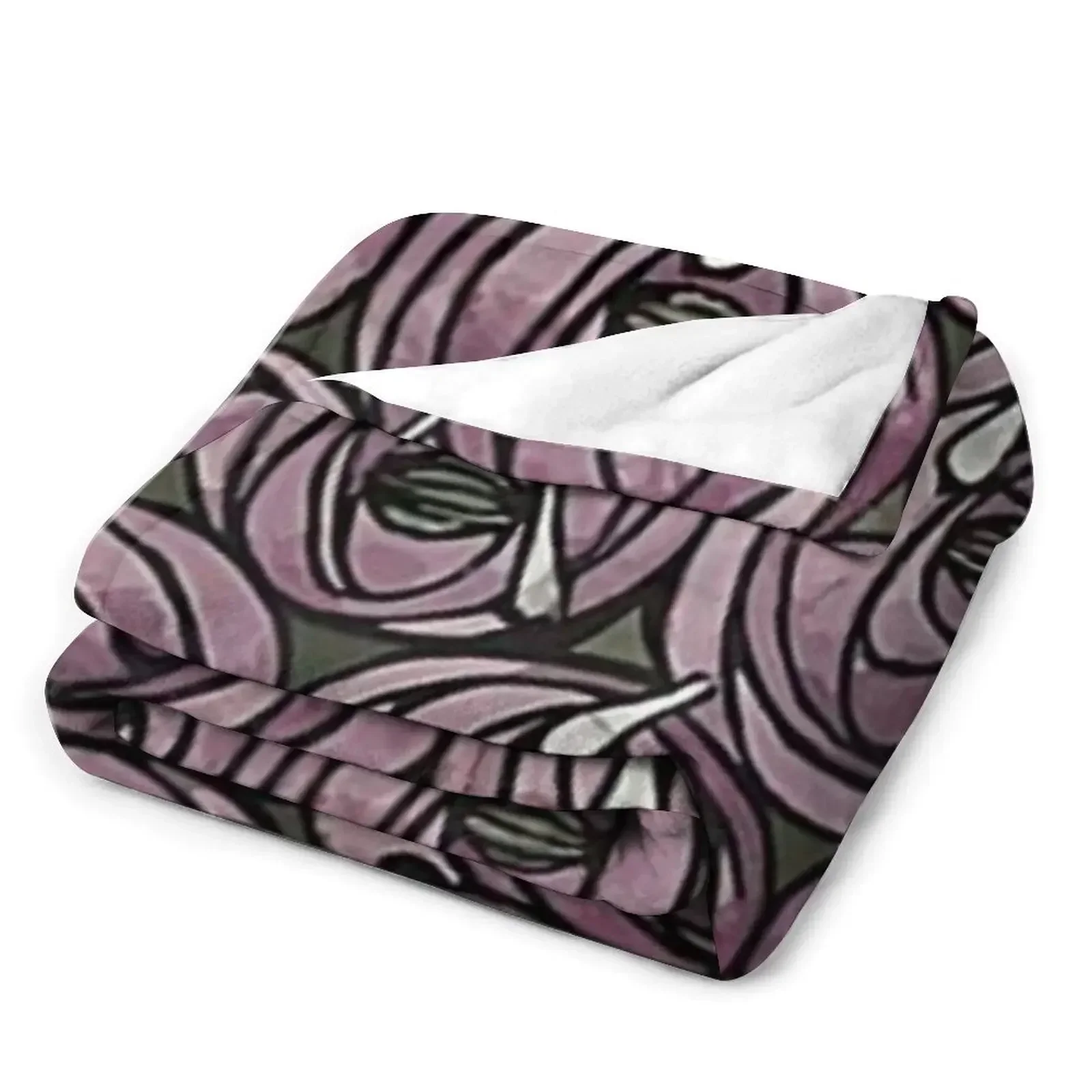 Чарльз Ренни Моркнош цветы дизайн пледы мягкие плюшевые плед покрывала идеи