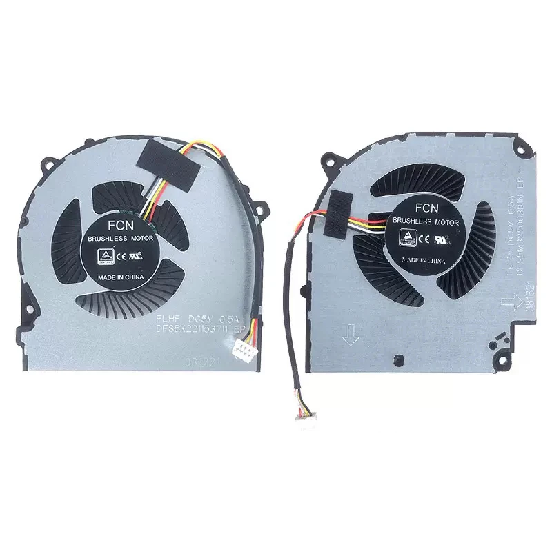 Bild von New Genuine Laptop Cooler CPU GPU Cooling Fan For Hasee Z7-CT7NK Z7-CT5NA Z7-CT7NA