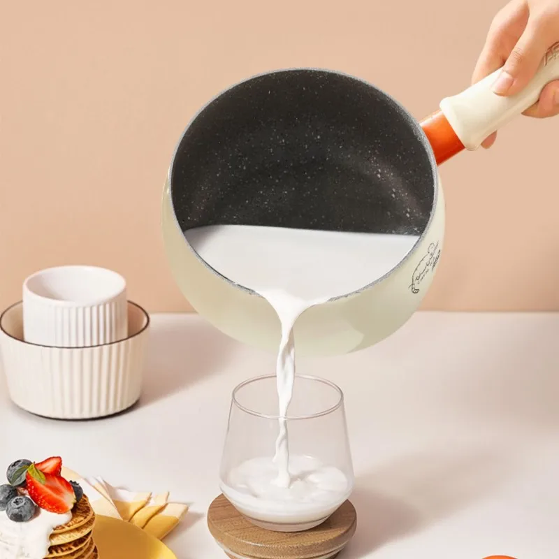 

Non Stick Pot Baby Food Cooking Tools Cookware Kitchen Multifunctional Aluminum Alloy Noodle Instant Pot Milk Pot with Lid Home