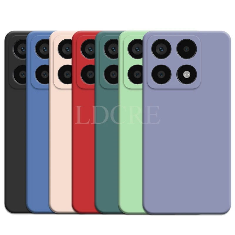 Для Xiaomi 14T Pro Чехол Жидкий силиконовый защитный чехол ТПУ Простой резиновый для