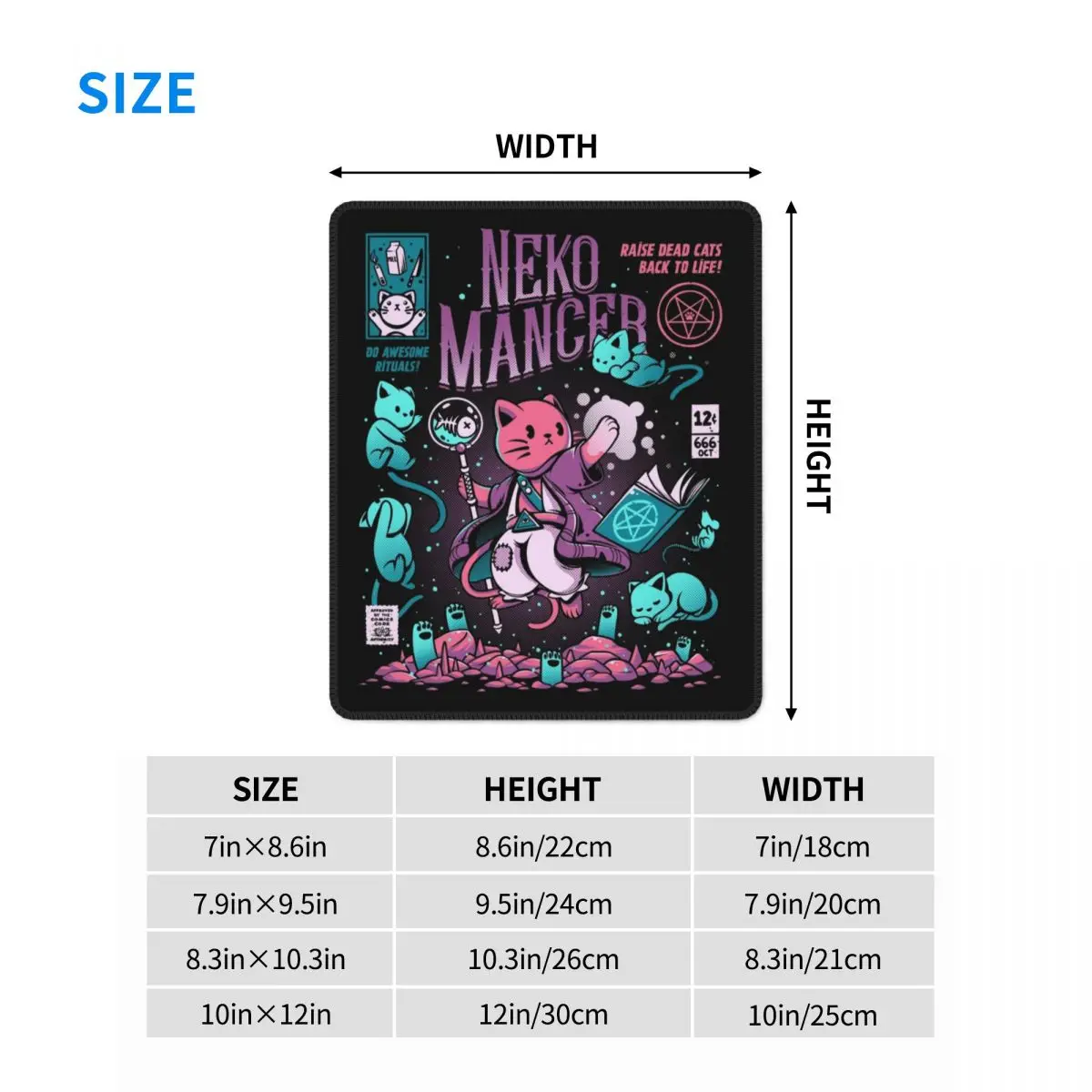 Коврик для мыши в виде кота не скользит |