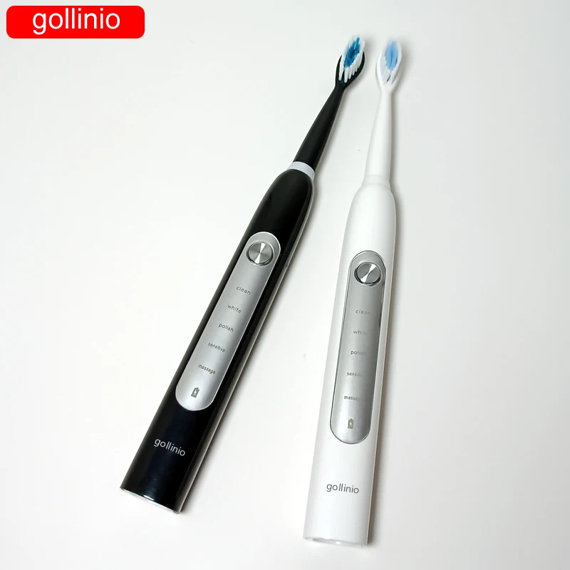

Электрическая зубная щетка Gollinio, быстрая зарядка через usb, GL03B, зубная щетка, перезаряжаемая зубная щетка, сменная Водонепроницаемая головка...