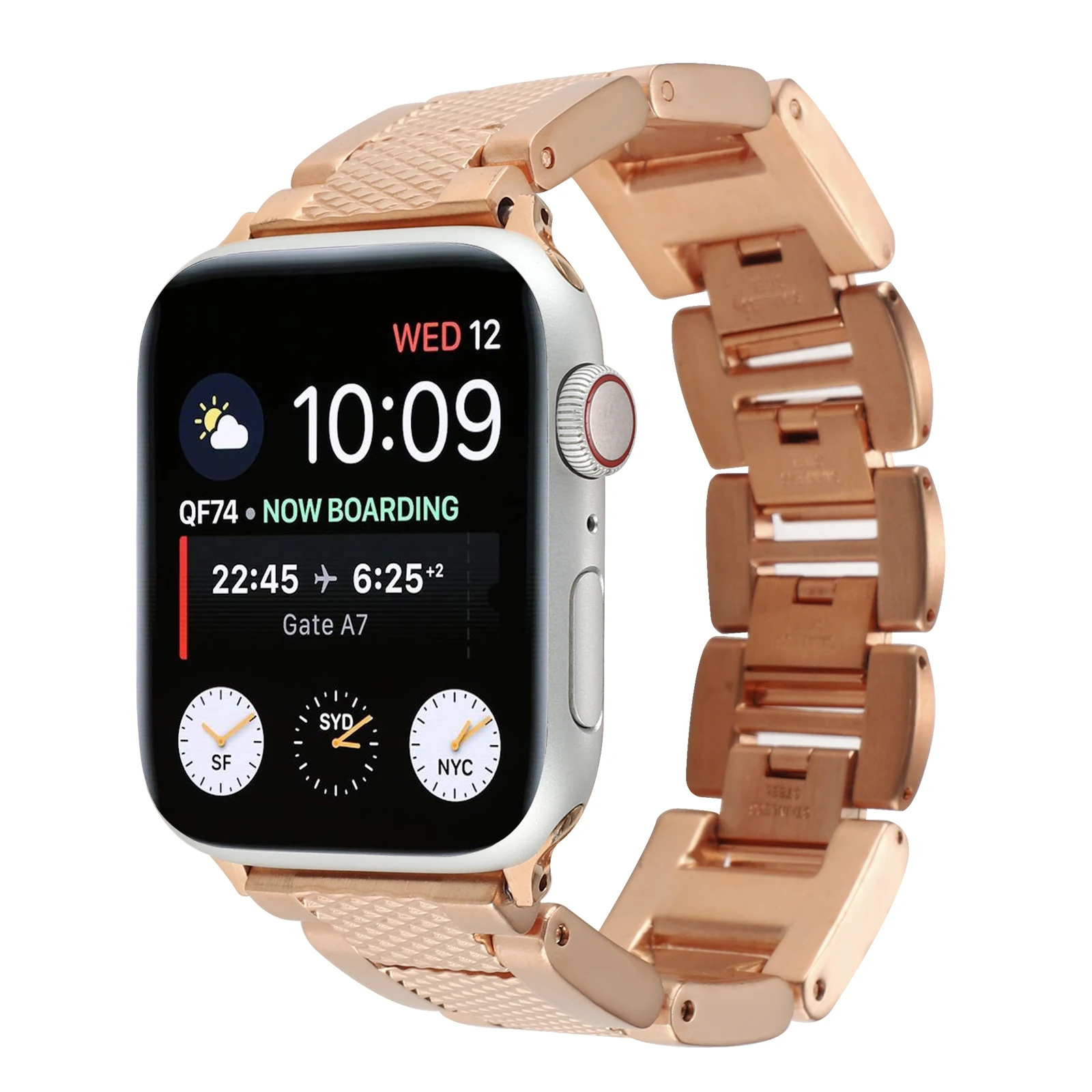 Strap for Apple Watch bracelet Stainless steel band 49mm45mm44mm42mm41mm40mm38mm women's and men's high steel strap for Iwatch