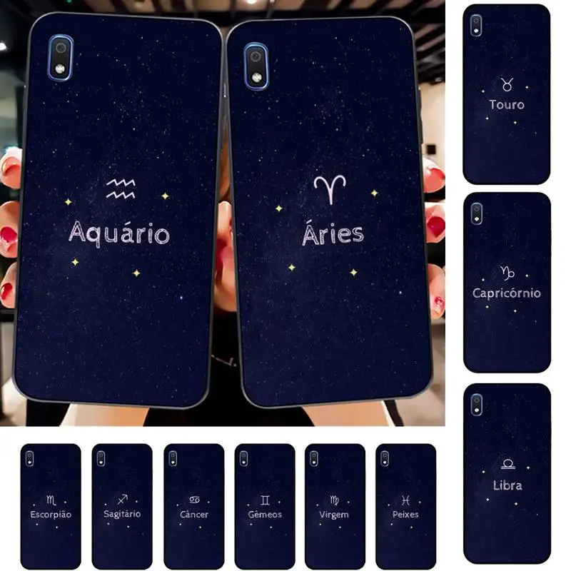 

Twelve constellations Phone Case for Samsung A51 01 50 71 21S 70 31 40 30 10 20 S E 11 91 A7 A8 2018