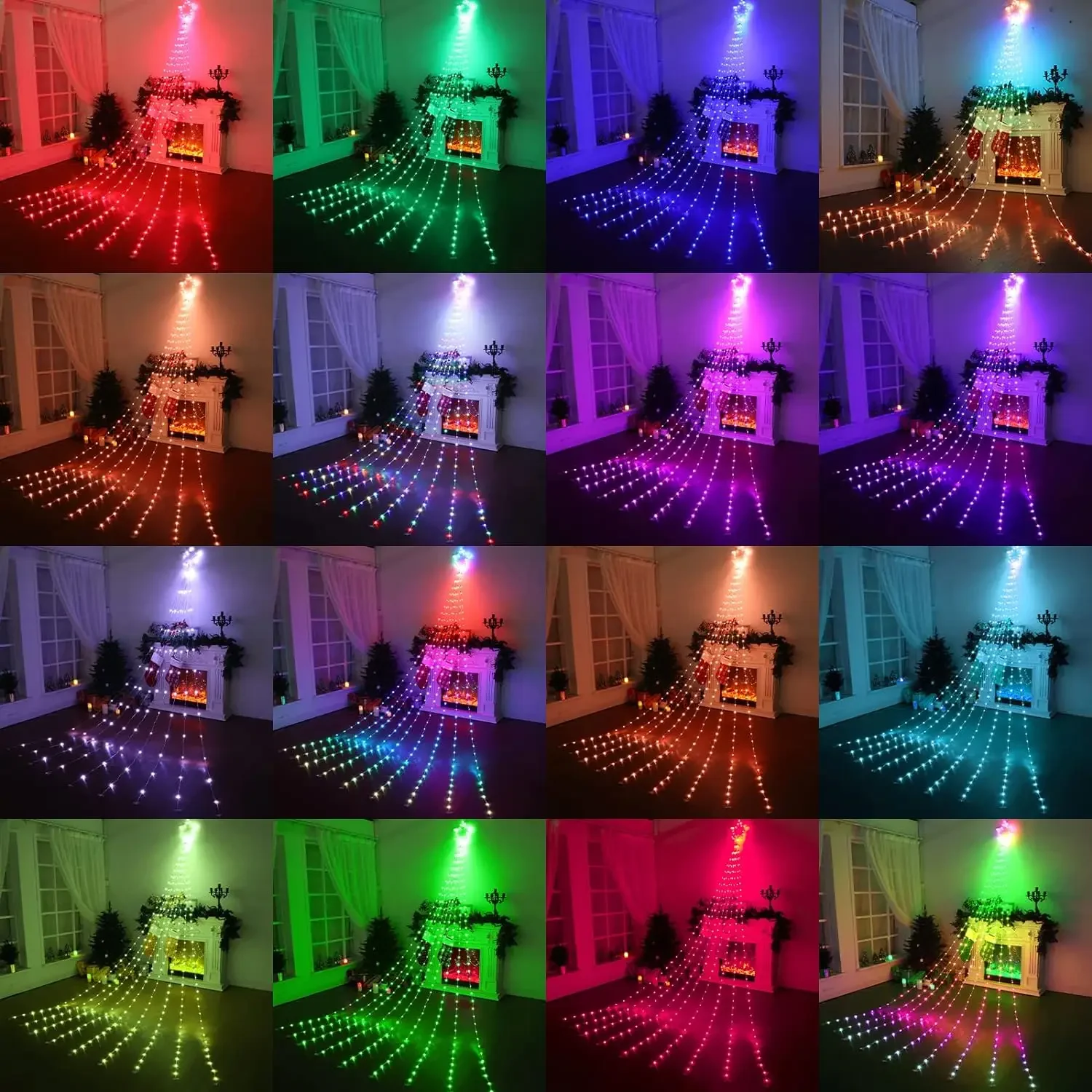 Рисунок 2 - Светодиодная RGB-гирлянда на рождественскую елку