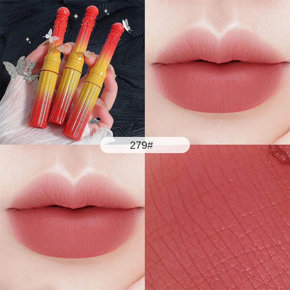 Стойкая губная помада уютный мягкий туман увлажняющий не выцветает бархатная