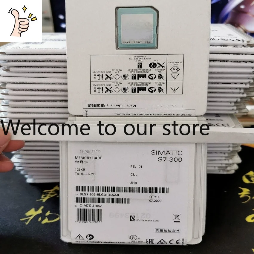 Фото Карта памяти Micro SD для S7-300 PLC, 128 КБ, 1P, 6ES7953-8LG31-0AA0/OAAO №1