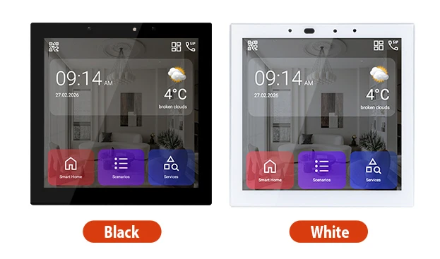 Фото Планшет Sunworld 4 дюйма KNX с трансивером Onsemi для автоматизации умного дома и управления отелями №2