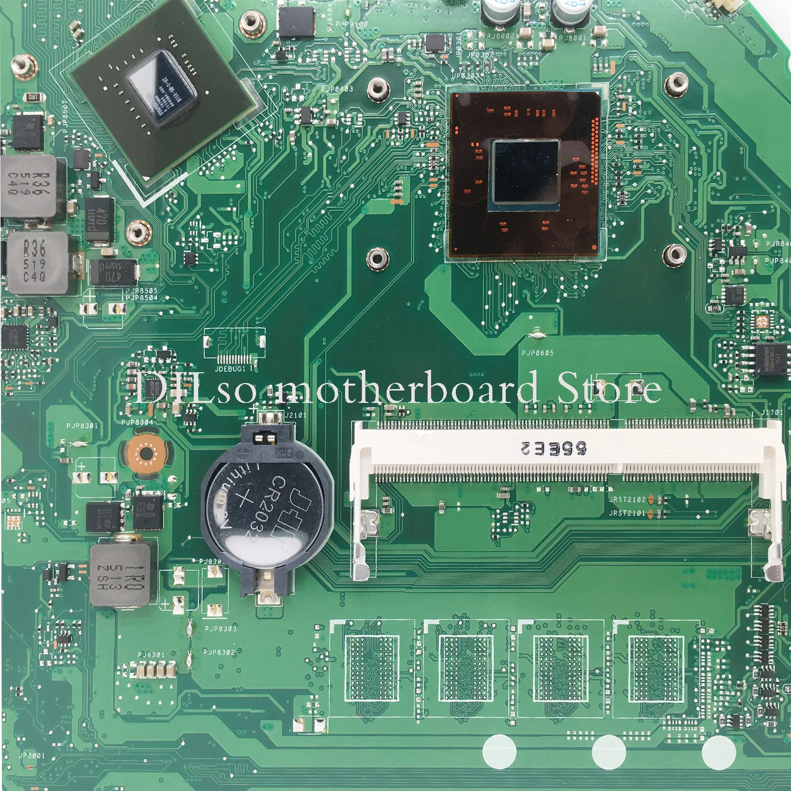 Материнская плата KEFU X550MD для ноутбука ASUS X550MJ X552M X550M X552MD X552MJ материнская 4 Гб/0G RAM