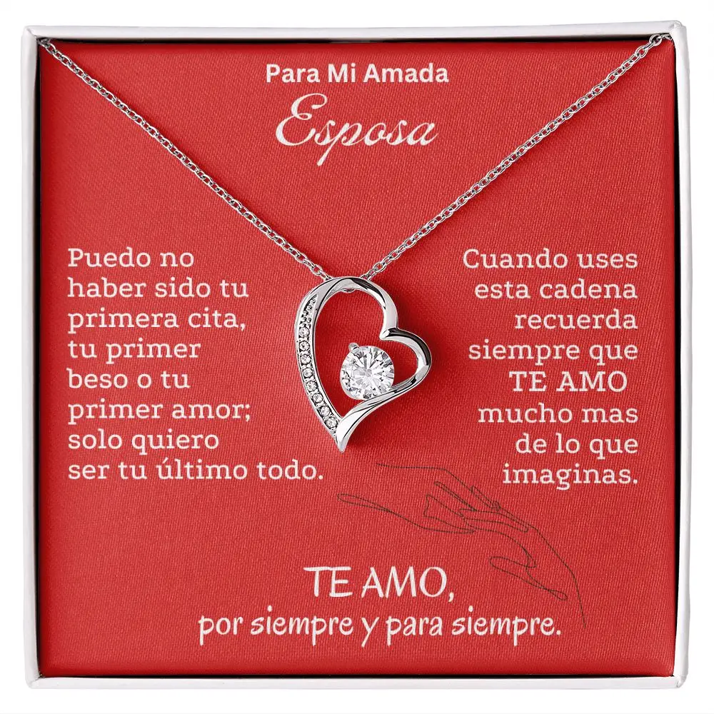 Моя жена Soulmate Esposa Love Heart кулон ожерелье подарок для женщин и девочек ожерелья 2025