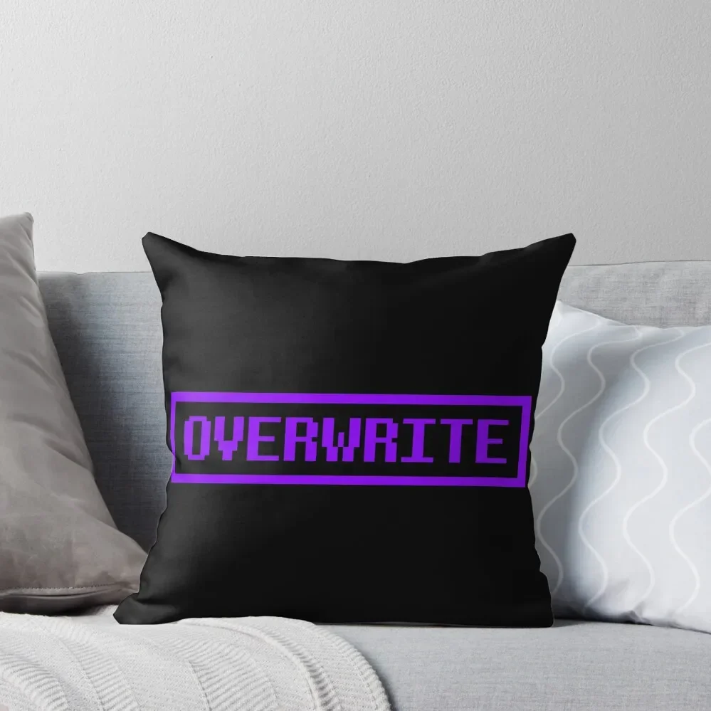 Underverse Overwrite Button Throw Pillow Sofa Cushions Cover Pillowcases Bed Decorative Covers pillow