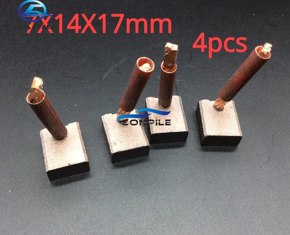 

4pcs 462 for GMW Great Wall pickup starter motor electric carbon brush 7X14X17mm