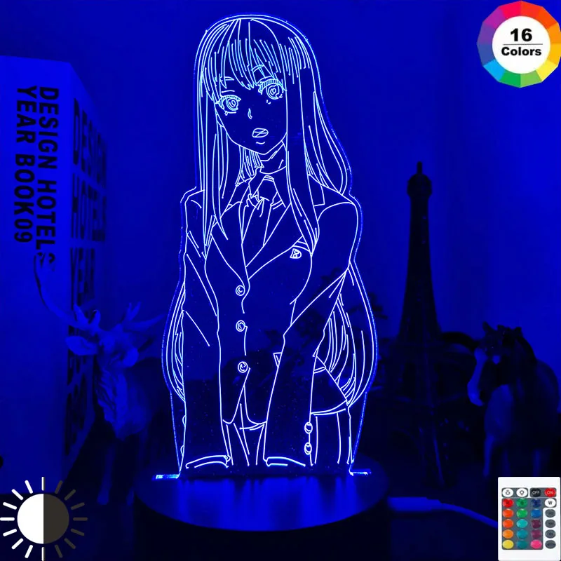 

3d Led Lamp Anime Emergence Saki Yoshida for Bedroom Decorative Nightlight Birthday Gift Acrylic Led Night Light Metamorphosis