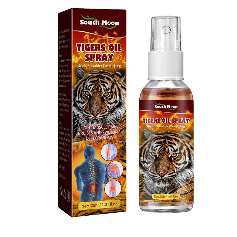

30ml Pain Soothing Spray Thailand Tiger Spray Oil Spray For Rheumatic Arthralgia Muscle Pain Break Down Fat Burning Spray Stasis